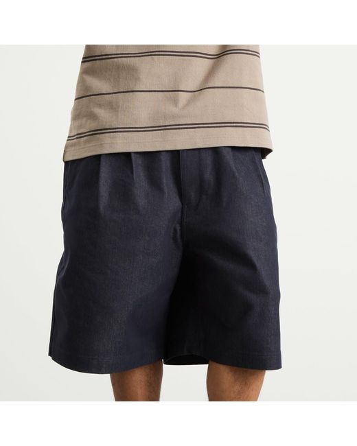 Comme des Garçons Blue Denim Shorts for men