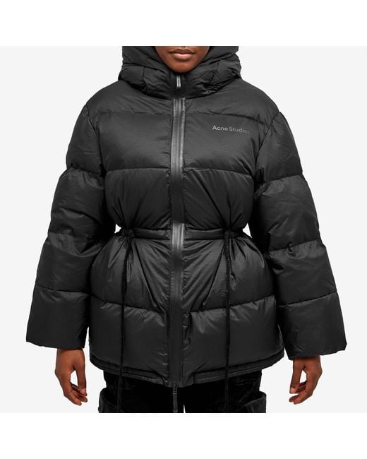 Acne Studios Orsa Ripstop Puffer Coat in Black Lyst