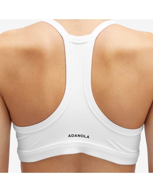 ADANOLA White Ultimate Strappy Racer Bra