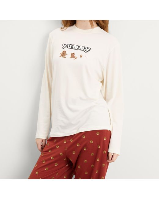 Skims Red X Cpfm Boyfriend Long Sleeve & Pant Set
