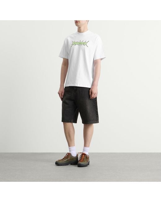 Butter Goods White Nail Logo T-Shirt for men