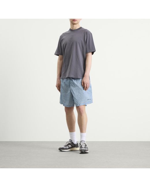 Stone Island Blue Water Reactive Faded Camo Swim Shorts for men