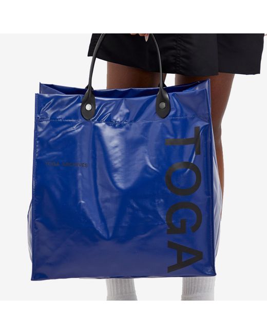 Toga Blue Logo Tote Bag