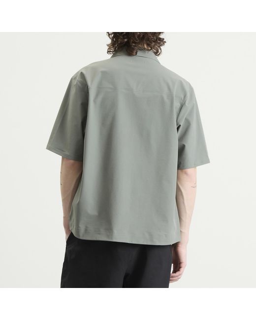 Hiking Patrol Gray Edge Lt Softshell Technical Short Sleeve Shirt for men