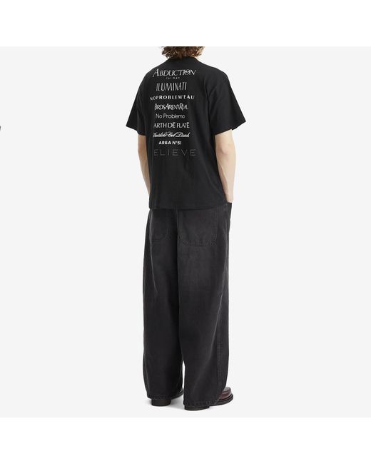 No Problemo Black Eau De Problemo Ss T-Shirt for men