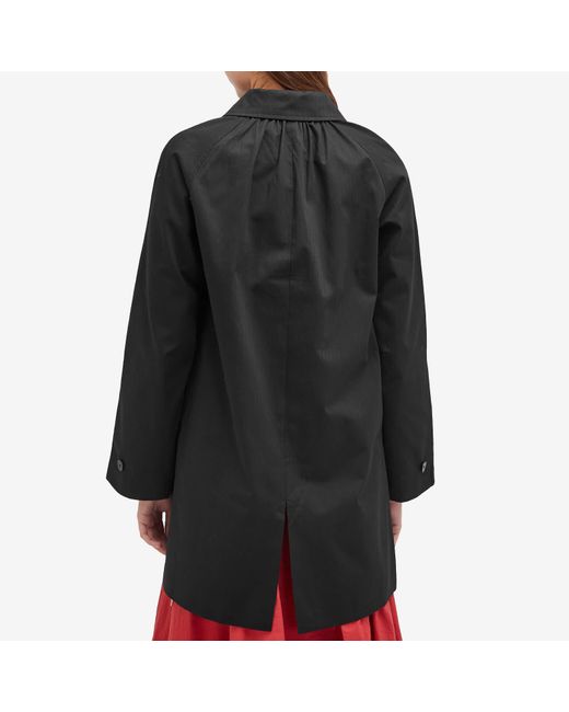 Peachy Den Black Cheri Mac Coat