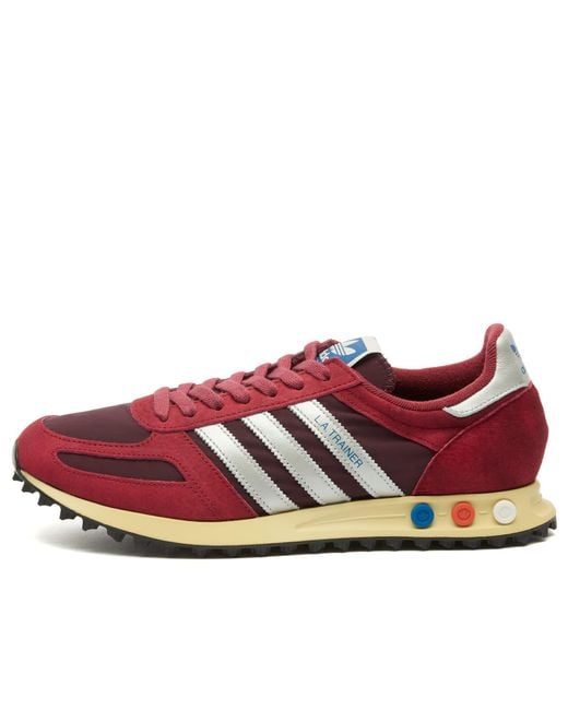 Adidas Red La Trainer Og Sneaker
