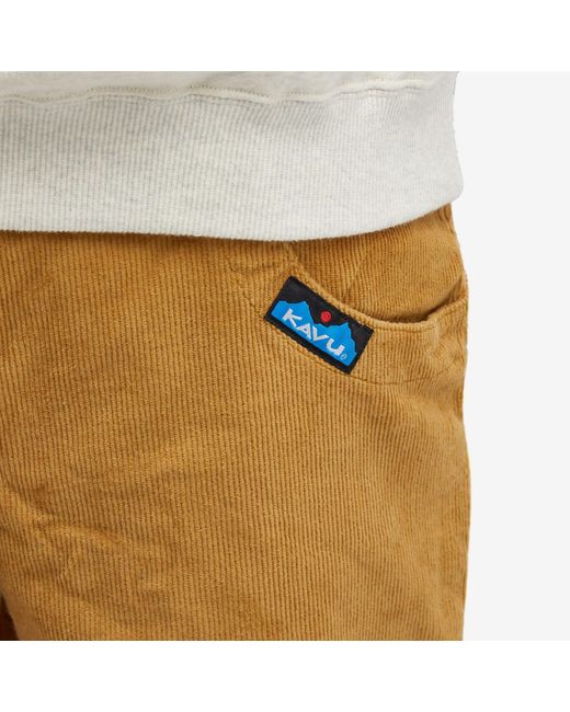 Kavu Orange Chilli Cord Shorts for men