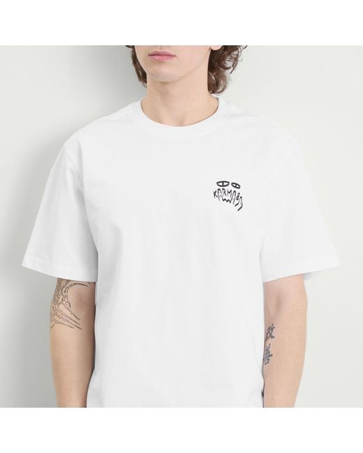 KARMA8A White The Real T-Shirt for men