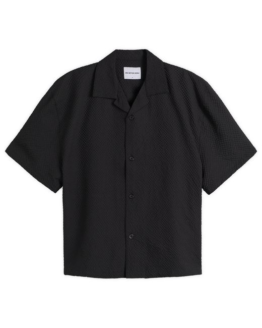 MKI Miyuki-Zoku Black Presented By End. Seersucker Vacation Shirt for men