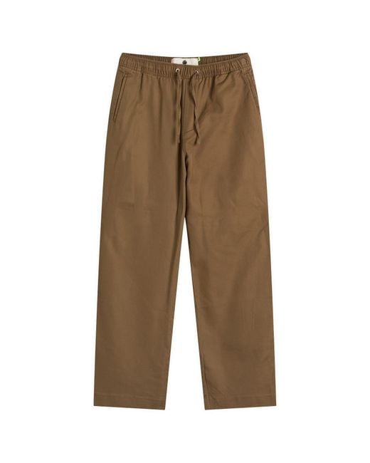 New Amsterdam Surf Association Brown Twill Work Trousers for men