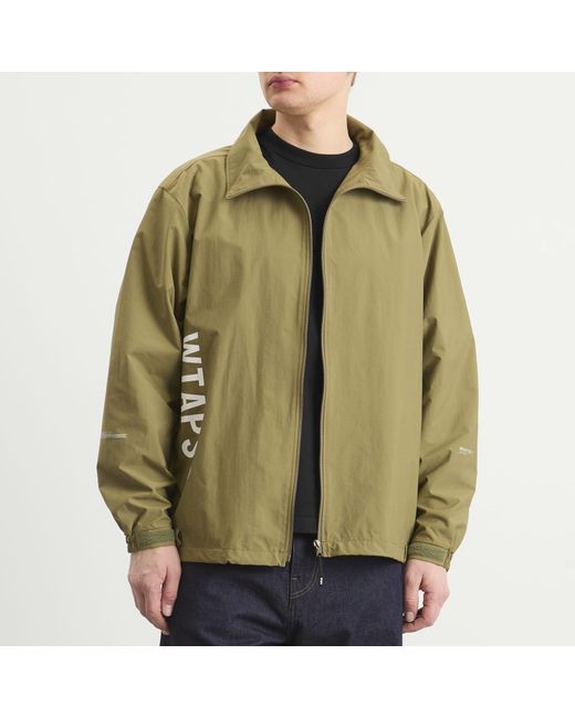 WTAPS Pertex Logo Track Jacket in Green for Men | Lyst
