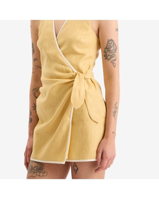 Sir Natural Carlotta Wrap Mini Dress
