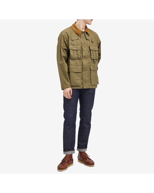 Barbour Green Heritage + Modified Transport Casual Jacket for men