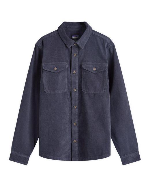 Patagonia Blue Corduroy Overshirt for men