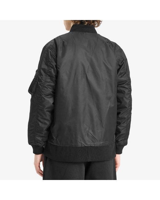 Maharishi Black Year Of The Snake Ma-1 Kimono Jacket for men