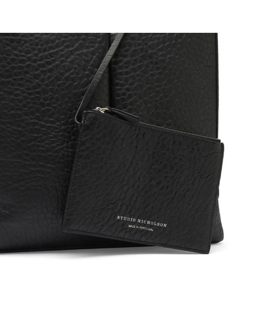 Studio Nicholson Black Hoho Shoulder Bag