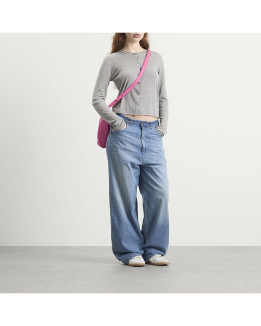 Maison Margiela Pink Mm6 Nylon Crossbody Bag