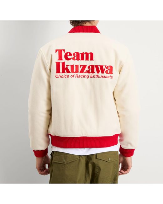 Team Ikuzawa Red Wool Team Jacket for men