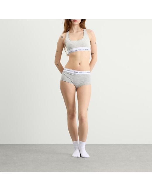 Calvin Klein Gray Icon Unlined Bralette