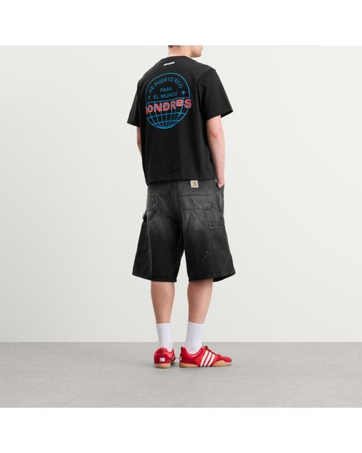 Adidas Black X Bad Bunny Paris Tour Merch T-Shirt for men