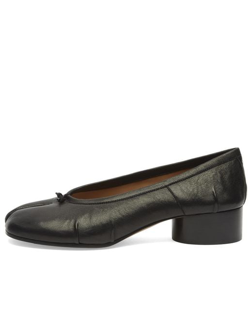 Maison Margiela Black Tabi Ballerina Shoes