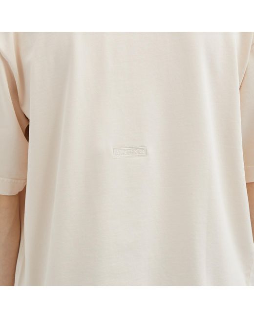 Acne White Extorr Vintage T-Shirt for men