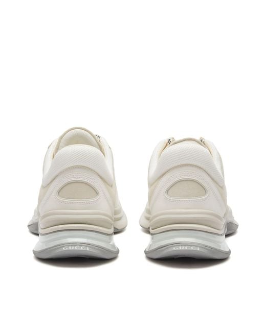 Gucci White Run Premium Sneakers for men