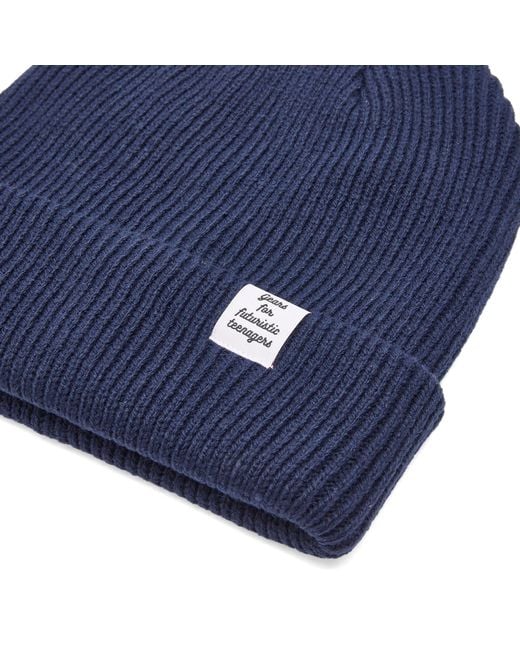 Human Made Blue Classic Beanie for men