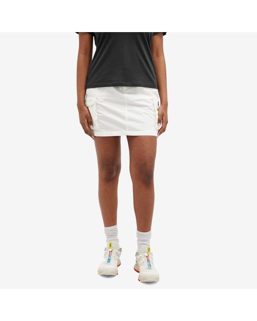 Napapijri White Boyd Mini Skirt