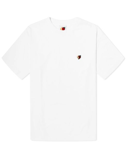 Sky High Farm White Logo T-Shirt for men