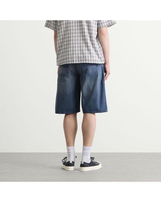 Nudie Jeans Blue Zeb Denim Shorts for men