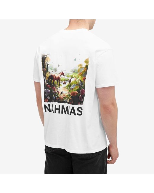 NAHMIAS White Miracle Meadows T-Shirt for men