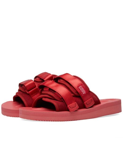 Suicoke Moto Sandals in Red for Men Save 9 Lyst