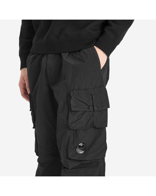 C.P. Company Flatt Nylon Multipocket Cargo Pants in Grey for Men
