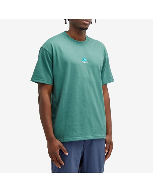 Nike Green Acg Lungs T-Shirt for men