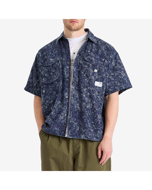 Uniform Experiment Blue Print Fishing Shirt for men