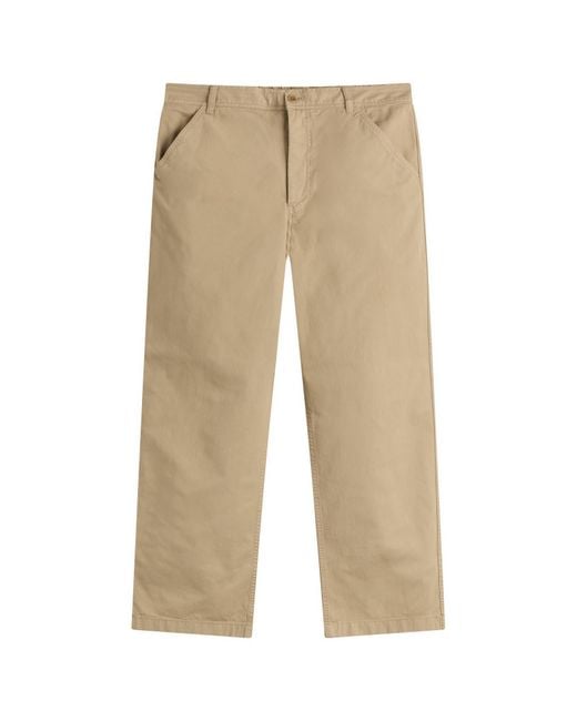 Norse Projects Natural Kvitfjell Relaxed Cotton Twill Pants for men