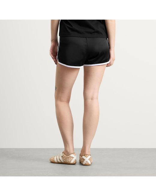 Adidas Black 3 Stripe Sprinter Short