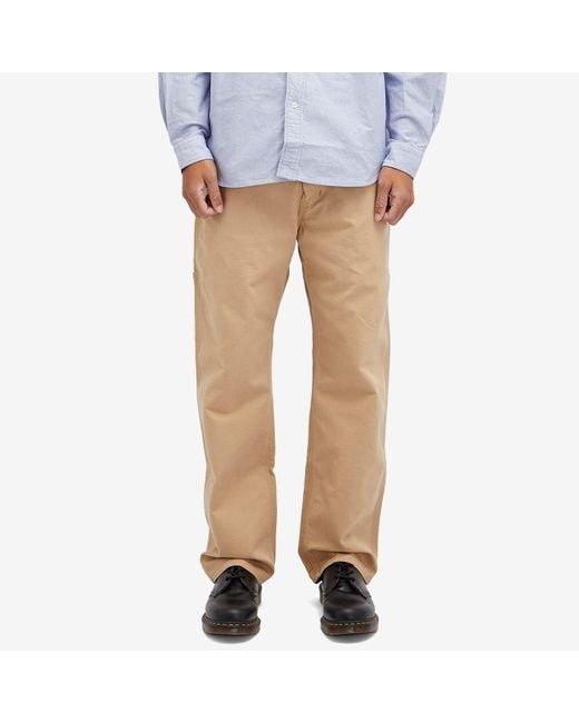 Human Made Washed Duck Work Pants in Natural for Men | Lyst