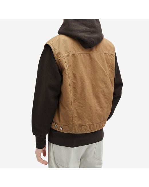 DSquared² Natural Icon Canvas Utility Vest for men