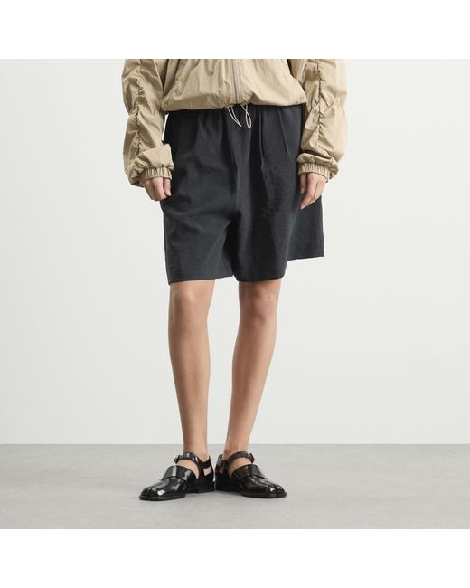 Stel Black Box Pleated Shorts