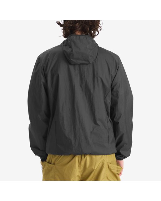 Roa Black Packable Wind Jacket for men