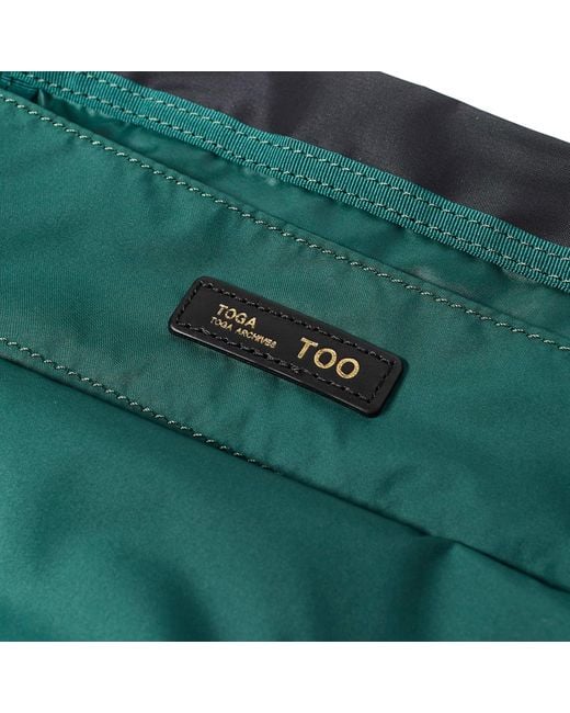 Toga Green Print Tote Bag