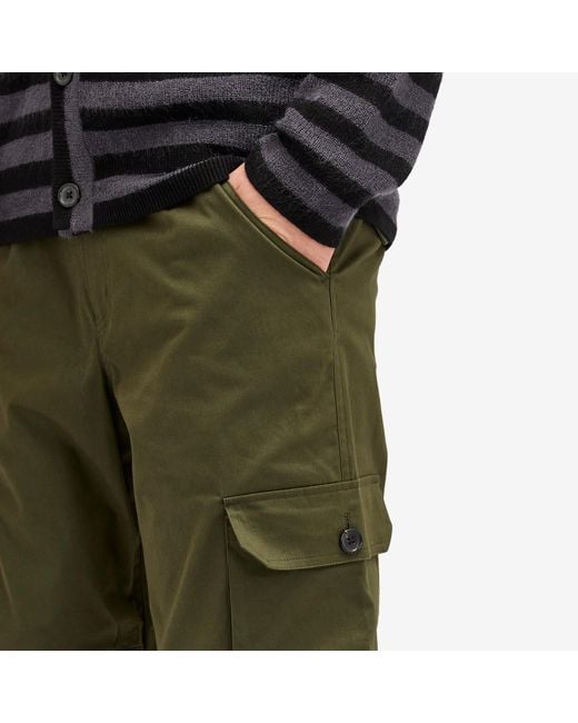 Paul Smith Green Loose Fit Cargo Trouser for men