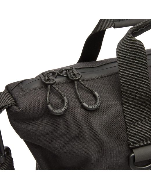 And Wander Black Pe/Co 2-Way Bag for men