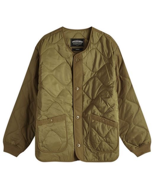 FRIZMWORKS Green M1965 Field Liner Jacket for men