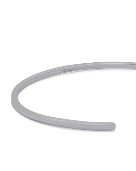 Miansai White Arbor Cuff Bracelet for men