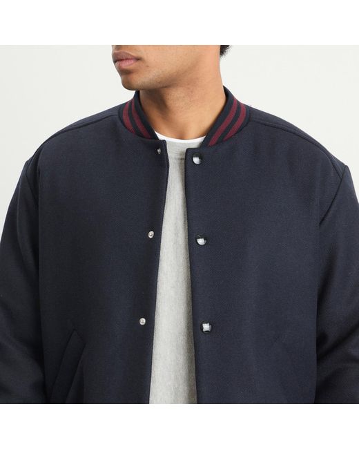 A.P.C. Blue Micky Varsiy Jacket for men