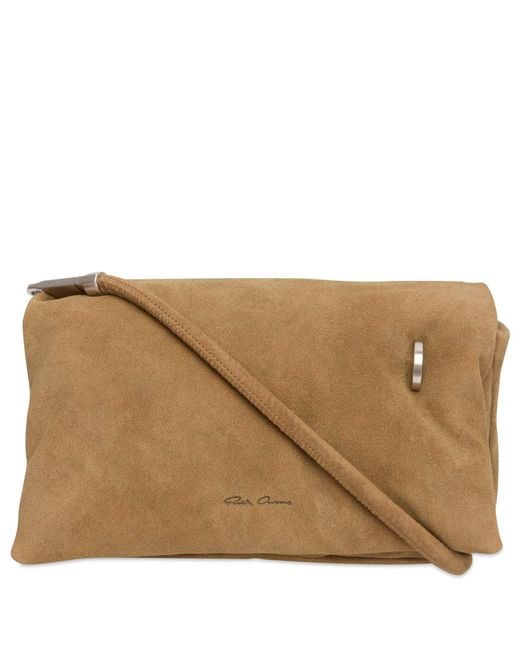 Rick Owens Natural Shoulder Pillow Griffin Bag